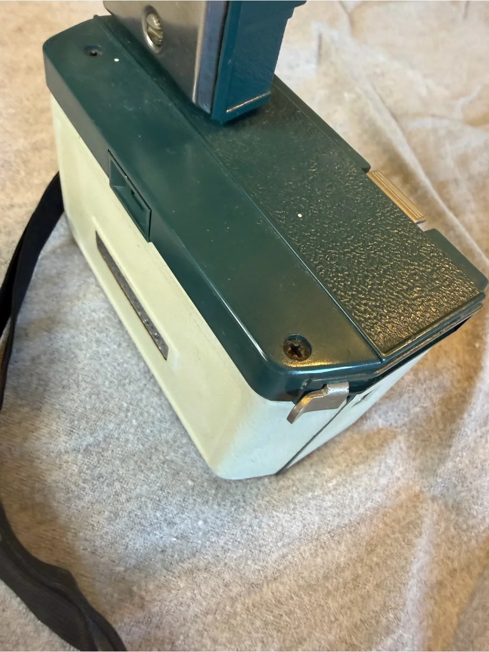 Kodak Hawkeye Instamatic Camera in Dark Green and Silver